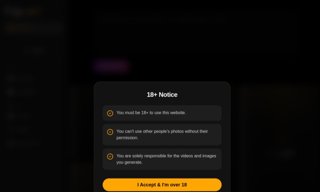 Fap Art AI homepage preview