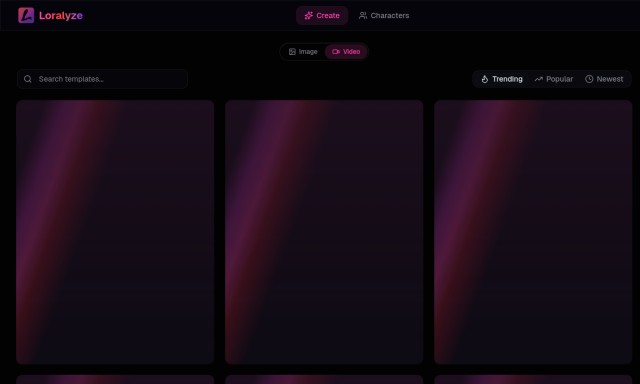 Loralyze homepage preview