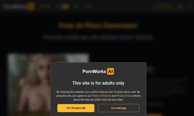 PornWorks homepage preview