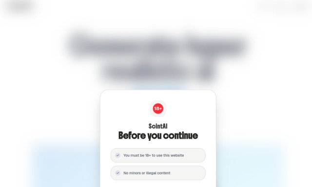ScintAI homepage preview
