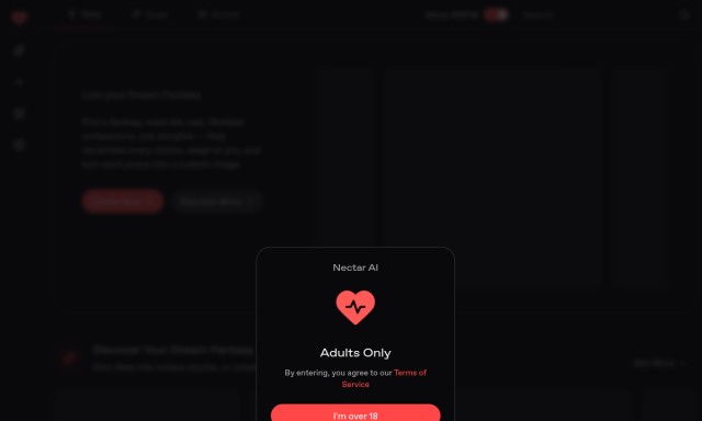 TryNectar homepage preview